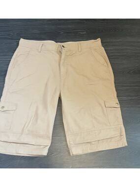 Fourcast Men’s Khaki Cargo Shorts Size 36